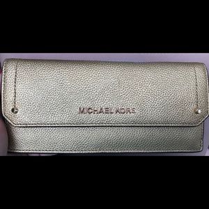 Gold Michael Kors wallet